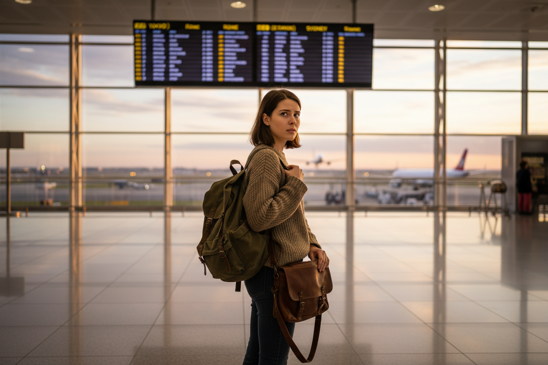 Woman is scared to solo travel but she is doing it anyways.