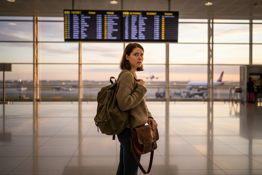 Woman is scared to solo travel but she is doing it anyways.